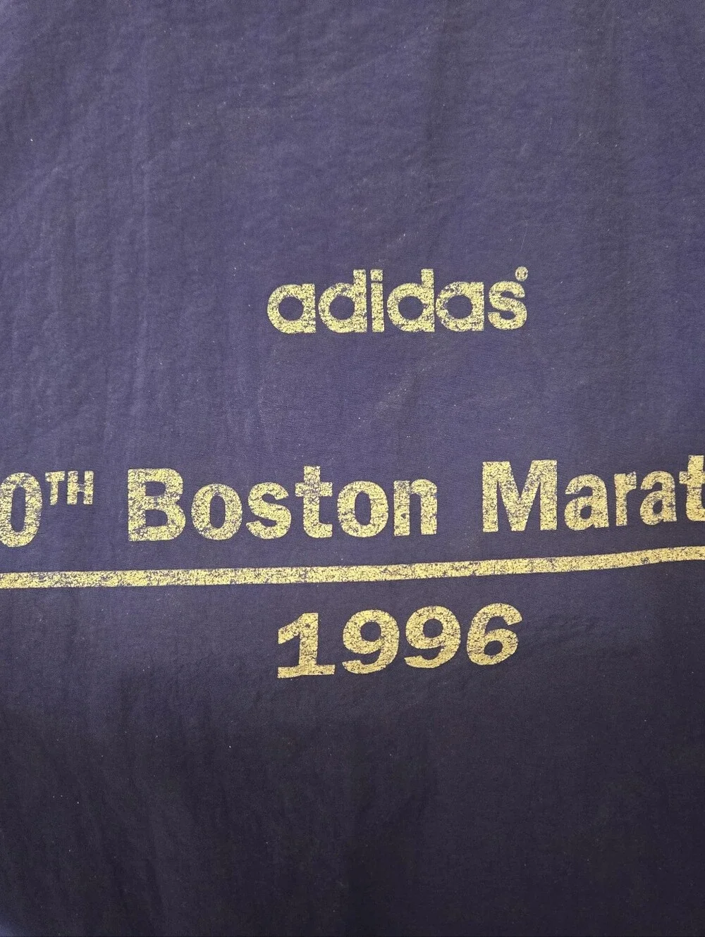 1996 XL Boston Marathon Jacket - Boston Athletic Assoc. Adidas Equiptment